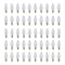 Bulbrite 5w Dimmable Clear B8 Incandescent Light Bulbs Candelabra (E12) Base, 2700K Warm White Light, 50PK 861959 - alternate 1