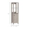 Homeroots 16" Light Gray Wood Freestanding Single Door Bathroom Vanity 479916 - alternate 4