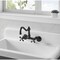 Kingston Brass 33" Cast Iron Single Bowl Wall Mount Kitchen Sink, White GCKWS331916W8 - alternate 5