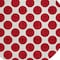Homeroots 8' Red And Ivory Round Polka Dot Washable Indoor Outdoor Area Rug 614937 - alternate 6