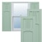 Ekena Millwork True Fit PVC San Miguel Mission Style Fixed Mount Shutters, Seaglass, 15W x 32H, PR TFP001SM15X032SG - alternate 1