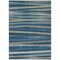 Homeroots 8' X 10' Denim Blue And Gray Striped Washable Indoor Outdoor Area Rug 597322 - alternate 8