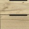 Homeroots 22" Oak Wood Two Drawer Nightstand 478278 - alternate 4