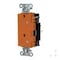 Hubbell Wiring Device-Kellems Straight Blade Receptacle, 5-20R, 20 A, 125V AC, 2 Pole, 3 Wire, Surface Mount, Grounded DR20STOTR - alternate 3