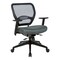 Space Seating 55 Series Air Grid and Mesh Office Chair, Grey 5500SL-2M - alternate 1