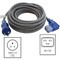 Ac Works Medical-Grade Power Cord, 20 ft 5-15P to Left-Angle C19, 15A Green Dot MD15ALC19-240 - alternate 4