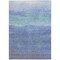 Homeroots 9' X 12' Blue Teal Blue And Sky Blue Abstract Washable Indoor Outdoor Area Rug 618140 - alternate 6
