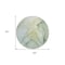 Homeroots 8' Round Green Round Abstract Washable Non Skid Indoor Outdoor Area Rug 559384 - alternate 6