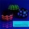 Folkart Acrylic Paint, Matte, Acrylic Base, Neon Pink, Neon Orange, Neon Green, Neon Blue 7506 - alternate 8