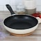 Oster Clairborne 9.5 Inch Round Nonstick Aluminum Frying Pan in Linen 140516.01 - alternate 4