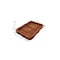 Homeroots 20in Brown Solid Wood Handmade Scalloped Serving Tray With Handles 724225 - alternate 4