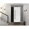 Vdomdoors Steel Door Deux 6078 Black Enamel Sidelight Exterior Window Sidelite Entry Door Painted W36+12xH80 DEUX6078EXD-BLK-W36+12 X H80-LH-I - alternate 3