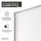Anzzi Welle 74x34in Framed Fixed Shower Screen Door, Brushed Nickel with 5/16in 8mm Tempered Fluted Glass SD-AZ22-01BN-FL - alternate 8