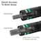 Klein Tools Quad-4 Heavy-Duty Impact Flip Socket, Metric, 6-1/2-Inch Shaft, 2-Piece 6512MQS - alternate 5