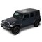 Putco Hardtop, Transparent With Dark Gray Tint; Single Panel Covering Driver and Passenger Side; 581003 - alternate 4