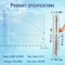 Vevor Deep Well Submersible Pump Stainless Steel Water Pump 0.5HP 28GPM 167 ft 4SSM4/5 - alternate 8