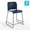 Flash Furniture Commercial Navy Plastic Stack Stools, Contoured Backs and Sled Bases-Set of 3, 3PK 3-RUT-239AH-CS-NV-GG - alternate 9