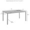 Crosley Hansen Outdoor Dining Table CO6305-MB - alternate 9