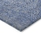 Homeroots 5' X 8' Navy Blue Gray And Ivory Abstract Washable Indoor Outdoor Area Rug 597029 - alternate 7
