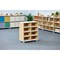Beleduc By Playwell Palermo Wood Storage - Narrow 8-Compartment Vertical Shelf 846026 - alternate 10