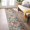 World Rug Gallery Transitional Medallion Washable Non Slip Runner Rug 2 ft x 8 ft Multi WR78MULTI2X8 - alternate 1