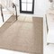 Jonathan Y Maxine Smart Jute Contemporary Border Boho Fine Rib Weave Beige 5 ft. x 8 ft. Area Rug FXV202C-5 - alternate 7