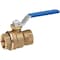 Mueller Industries Homewerks 1/2 in. Brass FIP Ball Valve Full Port Quarter-Turn Lever For Water/Oil/Gas 116-2-12 - alternate 2