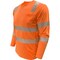 Reflective Apparel ANSI Type R Class 3 Long Sleeve T-Shirt with COOLMAX Technology 204CMPS-OR-LG - alternate 3