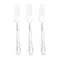 Smarty Had A Party Clear Baroque Disposable Plastic Dinner Forks, 480PK 8310-CL-CASE - alternate 8