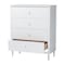 Baxton Studio Roni Modern White Wood 4-Drawer Chest with Scalloped Edges 256-14084-ZORO - alternate 6