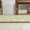 Jonathan Y Tela Bohemian Textured Weave Floral Green/Cream 2 ft. x 8 ft. Indoor/Outdoor Runner Rug SMB100D-28 - alternate 6