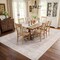 World Rug Gallery Beige Vintage Washable Rug - Low Pile, Subtle Pattern for Neutral Spaces 7 ft 7 in x 9 ft 6 in WR173BEIGE8X10 - alternate 7