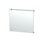 Gatco Fixed Mount 24" Frameless Rectangle Décor Mirror, Chrome 1523 - alternate 3