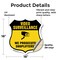 Signmission Video Surveillance Shield Sign We Prosec, 18 Inch X 18 Inch, Vinyl Decal SHI-D-18-471 - alternate 4