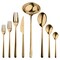 Mepra Linea Flatware Set - 43 Pieces - Gold 108922043 - alternate 1