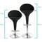Elama 2 Piece Adjustable Plastic Bar Stool in Black with Chrome Base ELM-513-BLK - alternate 5