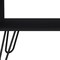 Homeroots 41" Black and Oak Wood and Metal Coffee Table With Drawer And Shelf 546434 - alternate 8