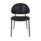 Manhattan Comfort Haven Metal Vegan Leather Side Chair in Black - Set of 4 DC1536-2 - alternate 9