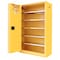 Securall Paint Storage Cabinet, 60 Gallon, 5 Shelves, 43 in W x 65 in H x 18 in D, Red P260 - alternate 1