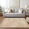 Homeroots 5' X 8' Coral And Salmon Abstract Washable Indoor Outdoor Area Rug 588775 - alternate 7