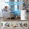 Edendirect 4800 BTU (DOE) Portable Air Conditioner Cools 200 sq. ft. with Dehumidifier, Remote, Sleep Mode ZR-KY-17C1 - alternate 9