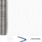 Wrightmaster 47.5 in. x 99 ft. 20-Gauge Reinforced Hot-Dip Galvanized Wire Mesh, Rust-Resistant Hexagonal Mesh ZR-5175P411247 - alternate 1
