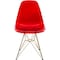 Leisuremod Bristol 5-Piece Modern Dining Set: Round MDF Table & 4 Eiffel Plastic Chairs with Chrome Legs, 5PK BTBL-35BL-CR19TRG4 - alternate 8