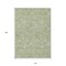 Homeroots 10' X 14' Green And Ivory Floral Washable Indoor Outdoor Area Rug 594622 - alternate 7