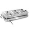 Megachef 3-in-1 Electric Chaffing Buffet Server with Triple 2.63 Qt Trays and 8.6 Qt Baking Pan MC-9005A - alternate 7