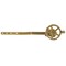 Kingston Brass Front Mount Toilet Tank Lever, Brushed Brass KTCG7 - alternate 1