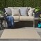 Homeroots 2' X 3' Natural And Ivory Geometric Indoor Outdoor Area Rug 573884 - alternate 8