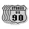 Signmission Sturgis Us 90, 12 inch X 12 inch, Aluminum Metal Sign, 5PK SHI-A-5Pack-12-481 - alternate 1