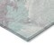Homeroots 5' X 8' Blue Teal Blue And Gray Abstract Washable Indoor Outdoor Area Rug 611247 - alternate 6