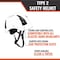 Malta Dynamics Safety Helmet, Acrylonitrile Butadiene Styrene (ABS), Ratchet, White HTW2000 - alternate 8